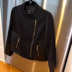 NWOT Faux Leather Detailed Jacket